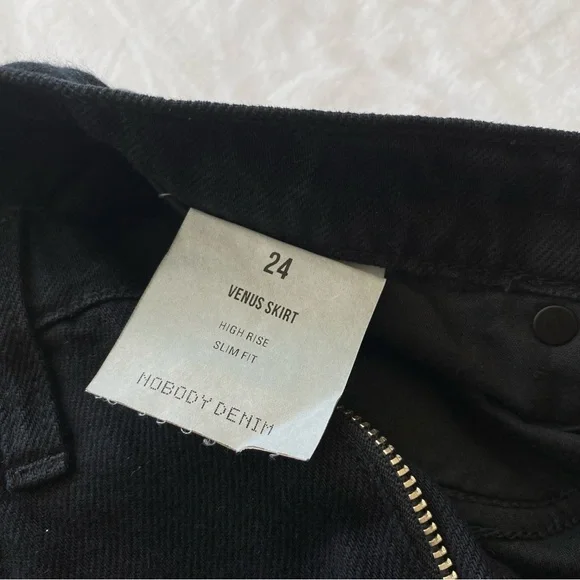 Nobody Denim Venus Denim Skirt Waist 24 Size XS